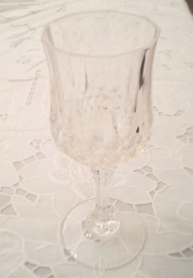 1 copo haste de vinho tinto 7 1/4"x2 3/4" cristal transparente - Imagem 1 de 1