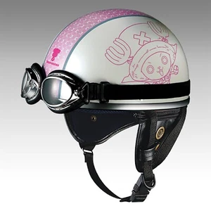 OGK ONE PIECE Motorcycle Helmet Tony CHOPPER MAN White PF-4 Goggles Limited New - Picture 1 of 4
