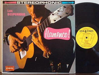 LOS DESPERADOS "Flamenco!" RARE 1962 DG SPIN-O-RAMA STEREO LP Spanish Guitar - Image 1 of 4