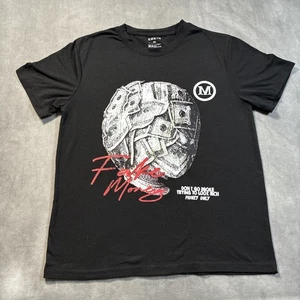 SHEIN Black Graphic T-Shirt Money Face Design Teen Girl 12Y - Picture 1 of 9