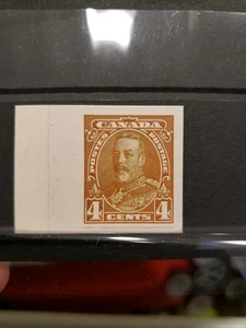 PLATE PROOF - Canada #220P KGV 1935 VF Left Margin copy  - Picture 1 of 5