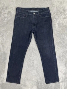 Jeans uomo Lucky Brand 34x30 blu 410 atletico slim elasticizzato denim lavaggio scuro - Foto 1 di 15