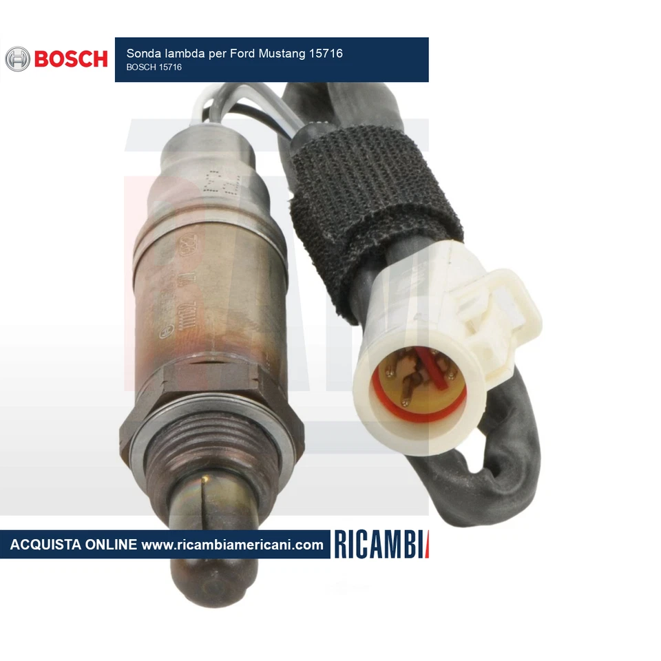 Ford Mustang 1994-2004 Sonda Lambda O2 Bosch | Lambda Sensor 15716 - Imagen 1 de 1