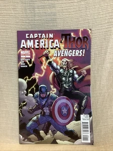 CAPTAIN AMERICA & THOR AVENGERS #1 quasi nuovo 2011 Marvel Comics - Foto 1 di 5