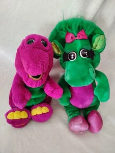 Vintage 1992 Barney And Betty Boop The Lyons Group, Set Of 2 Plushes - Picture 1 of 15