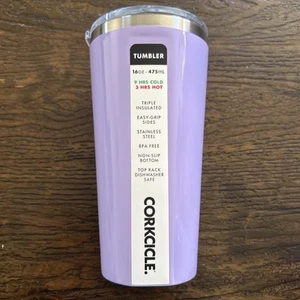 Vaso Corkcle 16oz. 475 ml lila caliente o frío - Imagen 1 de 5