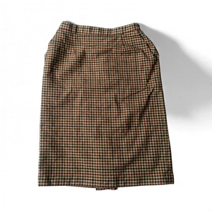 Falda House Of Bruar de lana tartán para mujer Uk14 midi forrada multicolor - Imagen 1 de 8