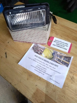 Lámpara antiniebla/luz de conducción delantera izquierda genuina Porsche NOS 944 94463120101 Foto 1 de 4