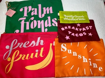 Ban.do Mega Juego de 5 Piezas Bolsa con Cremallera Bolsas Ligero Nylon NUEVO Bando Foto 1 de 4