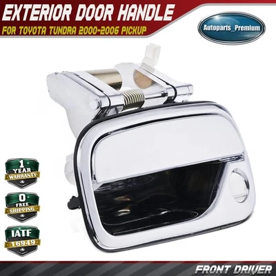 Manija de puerta exterior cromada del conductor delantero para Toyota Tundra 2000-2006 6922034030 Foto 1 de 4