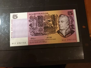 $5.00 Fraser/Cole UNC Australian bank note - Picture 1 of 2