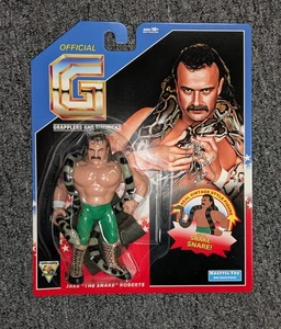 WWE WWF Jake The Snake Roberts 1990 Actionfigur Toys Grapplers & Gimmicks - Bild 1 von 4