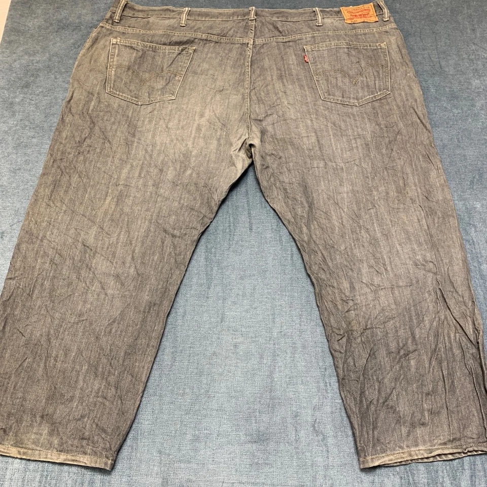 Vintage Levi's 559 Jeans Mens 56x30 Gray Denim Retro Relaxed Fit Straight Leg - Image 1 of 4