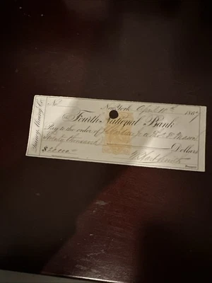 Quincy Copper Mining Co Draft Hancock Michigan Mi Made Out For 20,000$$ - Image 1 of 4