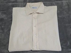 Bowring Arundel & Co London Striped Button-up L/S French Cuffs Dress Shirt SZ XL - Picture 1 of 15
