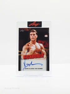 2025 Leaf Kickboxer JEAN-CLAUDE VAN DAMME Auto Autograph - Officially Licensed - Bild 1 von 2