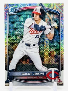 WALKER JENKINS - CHROME MOJO REFRACTOR #BCP-1 - 2025 Bowman Mega Box TWINS - Picture 1 of 2