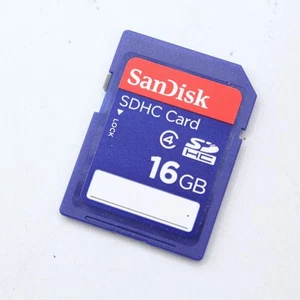 Original SanDisk 16GB SDHC Class 4 SD Card - Good Condition!! - Picture 1 of 1