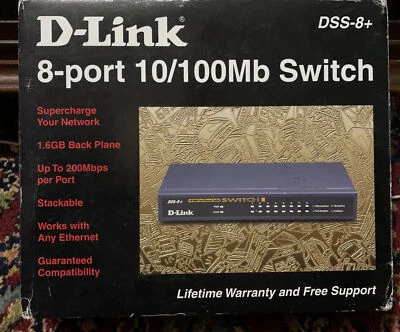 D-Link  DSS (DSS8+) 8-Ports External Switch - Image 1 of 4
