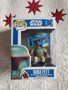 Jeremy Bulloch signed Autogramm Boba Fett STAR WARS Funko Pop #08 - Bild 1 von 8