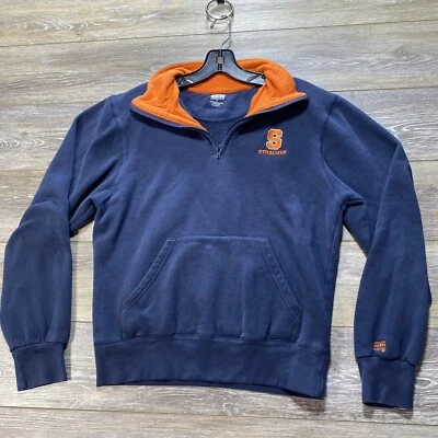 Syracuse University Sweatshirt Size Small Adult Pullover Sweater SOFFE 1/4 Zip - Image 1 of 4