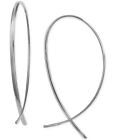 Giani Bernini Polished Threader Earrings In Sterling Silver