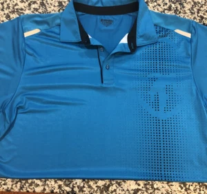 AND1 HERREN SHIRT türkis sportliches Poloshirt kurzarm = XLarge - Bild 1 von 4