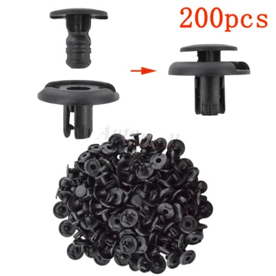 200 clips de guardabarros para parachoques de guardabarros para orificio de 7 mm Suzuki Grand Vitara Kizashi X-90 Foto 1 de 4