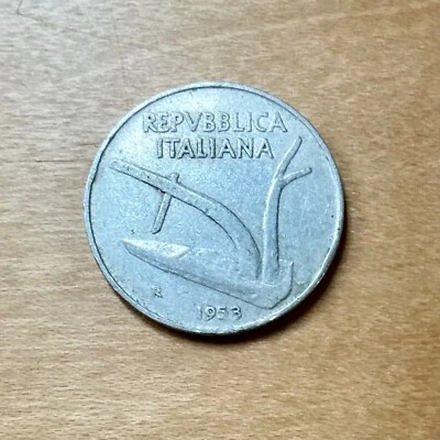 ITALY 1953  10 Lire Coin  Pre-Euro Free Shipping! - Image 1 of 2