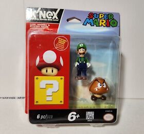 K’NEX Super Mario - Luigi & Goomba + Mystery Figure KNEX Nintendo Free Shipping