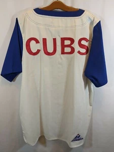 Chicago Cubs Apex One MLB Stitched Jersey Men’s Sz XL vintage 90s heavy cotton - Picture 1 of 8