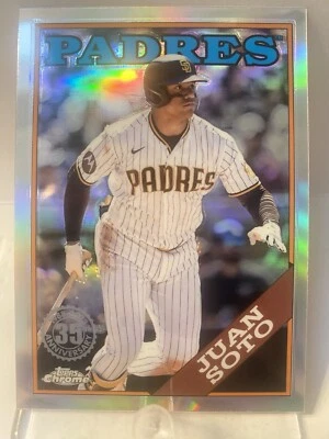 2023 Topps Chrome Juan Soto #88CU-3 1988 Silver Refractor - Image 1 of 4