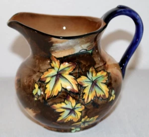 H & K Tunstall Autumn Tints Hand Painted & Signed Pottery Small 4.75" Pitcher - Picture 1 of 9