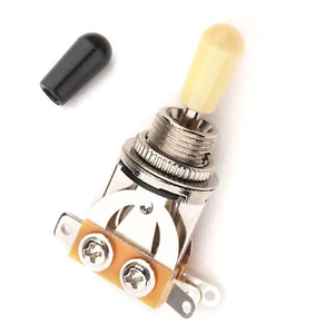 Musiclily Cream Tip Metric 3 Way Short Straight Toggle Switch For LP Guitar - Picture 1 of 1