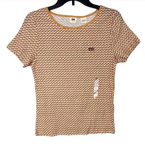 Levi’s Women’s Levi’s The Ribbed Tee Slim Fit Size Small - Picture 1 of 4