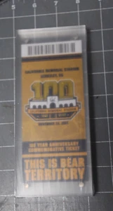 California Memorial Stadium 100 Year Commemorative Ticket - Picture 1 of 1