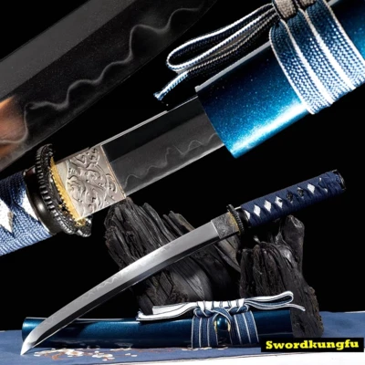 Espada Ninja Japonesa Templada Hecha a Mano Tanto T10 Acero Arcilla Katana Listo para Batalla Foto 1 de 4