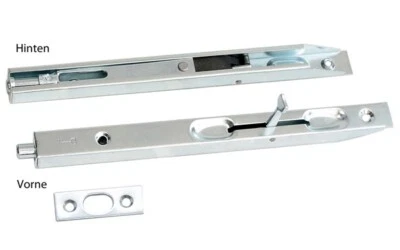 KEYMET Kantriegel 200/8 Kantenriegel Türkantriegel Rohrkantriegel Silber Verzinkt