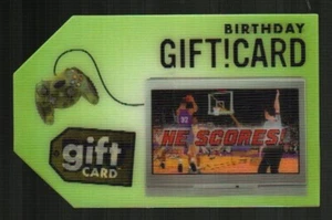 BEST BUY Gamers Birthday ( 2002 ) Die-Cut Lenticular Gift Card ( $0 ) - Picture 1 of 2