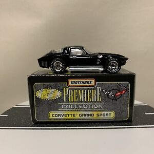 Matchbox Premiere Chevy Corvette Grand Sport Stingray Black 1:58 Detailed - MIB