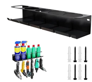 NEU Sprühflaschenhalter, 5 Dosen Platzsparend Wandmontage Metall Spraydose Aufbewahrung - Bild 1 von 5