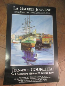 Affiche d'Exposition Jean-Paul Courchia Galerie Jouvène 1999 60 cm sur 40 135 - Imagen 1 de 3
