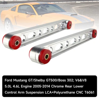 Polyurethane Aluminum Rear Lower Control Arm For 2005-2014 Ford Mustang GT SL - Image 1 of 4