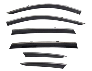 WELLvisors Window Visors For 22-25 23 24 2022 2023 Acura MDX 6 PCS Black Trim - Foto 1 di 7