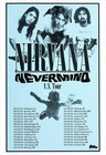 Nirvana 1991 Nevermind Tour concert poster print 