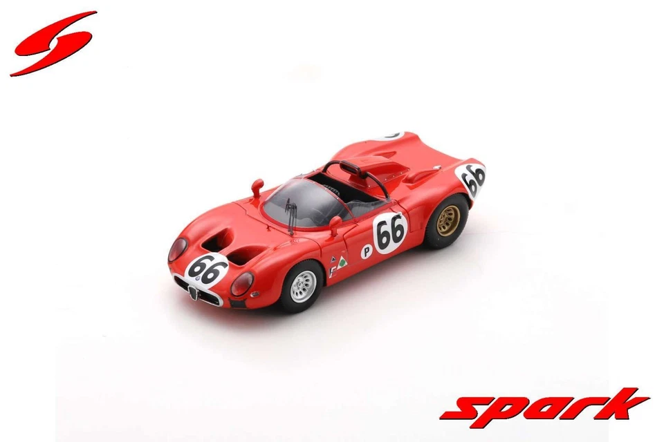 Spark 1/43 Alfa Romeo 33 #66 12H Sebring 1967 US315 - Immagine 1 di 1