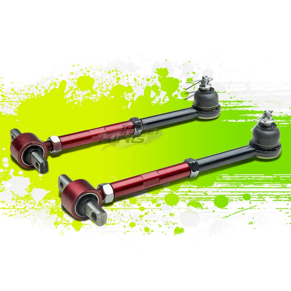 Adjustable Ball Joint Rear Camber Kit Control Arm for Acura TL CL 1996-1999 Red - Image 1 of 1