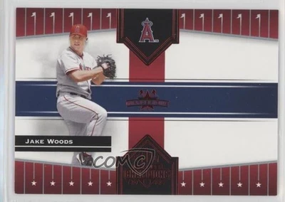 2005 Donruss Champions Red Impressions /250 Jake Woods #376 - Image 1 of 2