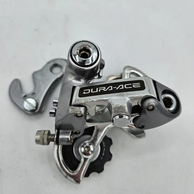 Vintage Shimano Dura Ace 6/7-Speed Rear Derailleur RD-7401, SIS, Road, + Hanger - Image 1 of 4