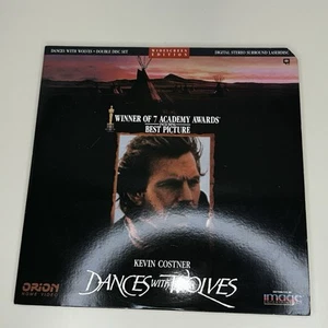 Laserdisc "Dances with Wolves" Kevin Costner Widescreen Edition Double Disc Set - Picture 1 of 17